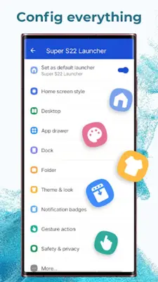 Super S22 Launcher, Galaxy S22 android App screenshot 2